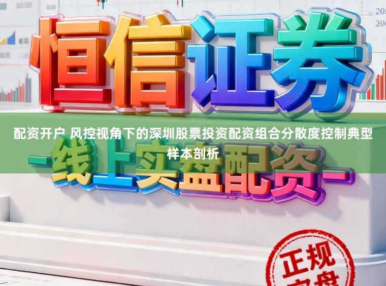 配资开户 风控视角下的深圳股票投资配资组合分散度控制典型样本剖析
