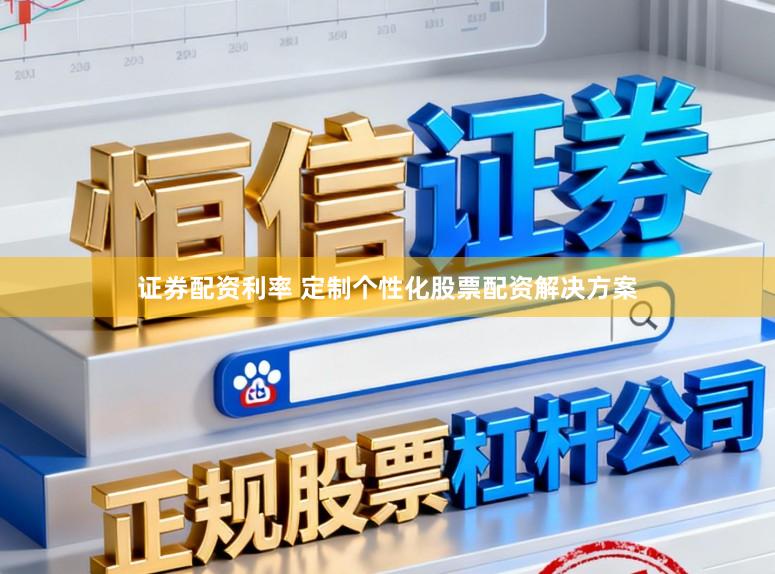 证券配资利率 定制个性化股票配资解决方案