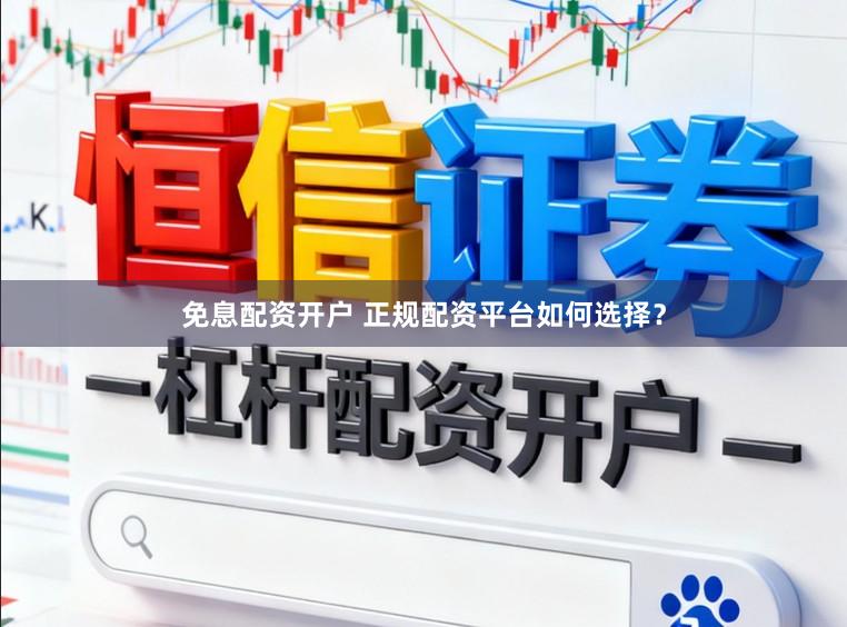 免息配资开户 正规配资平台如何选择？